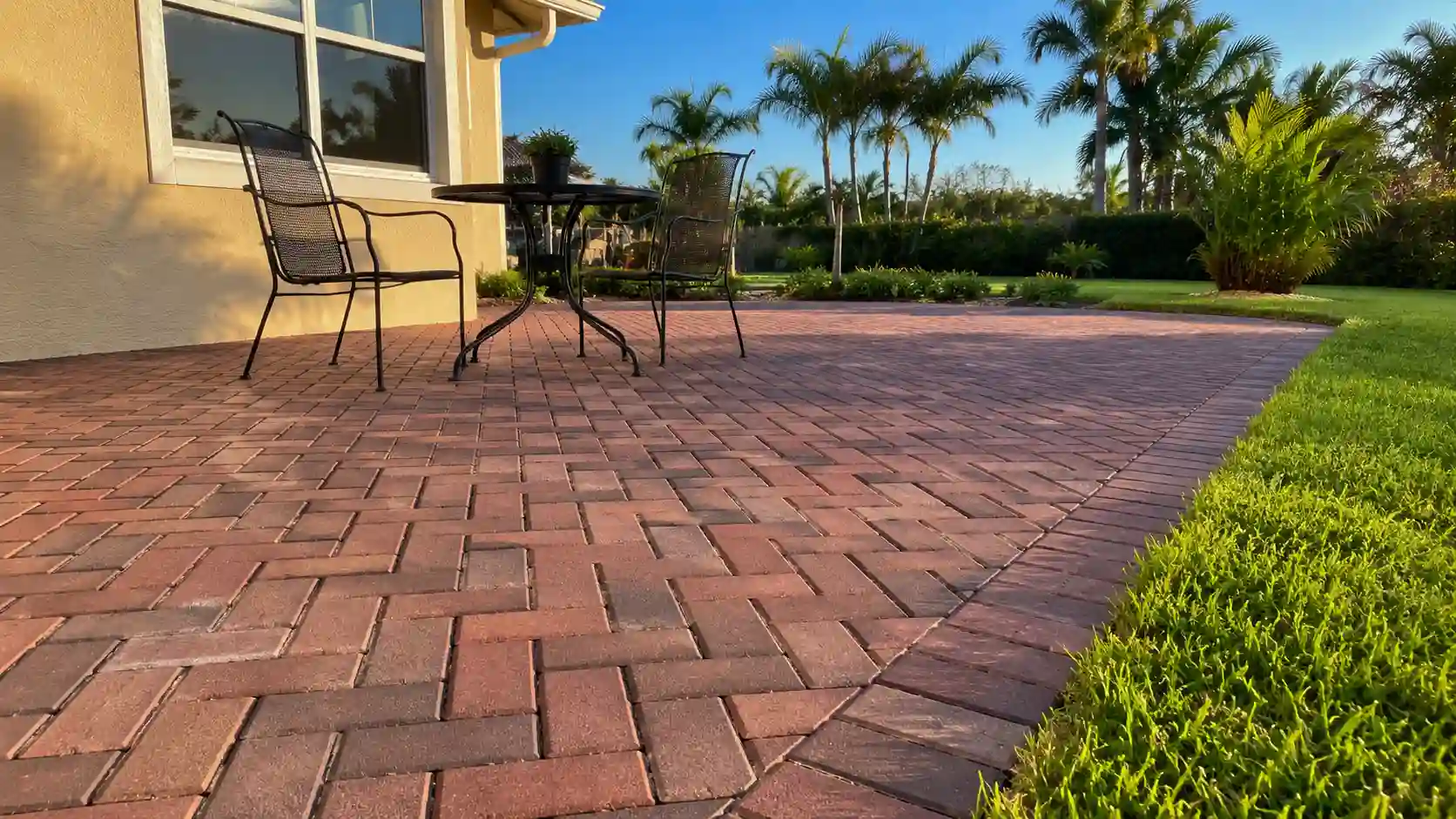 how to install a brick patio