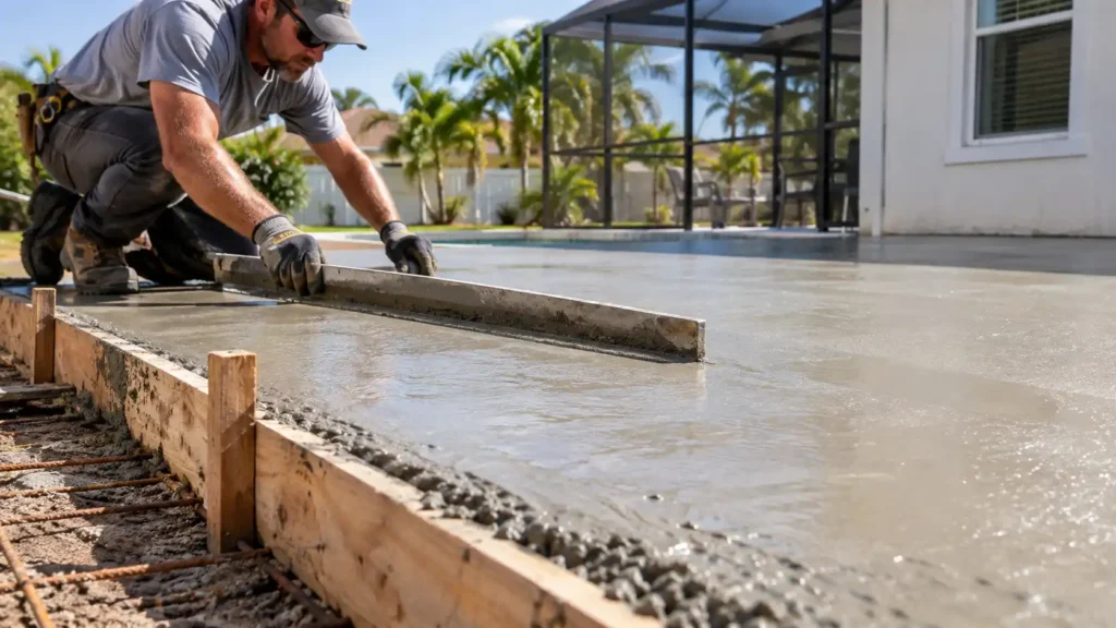 How Thick Should a Concrete Patio Be?