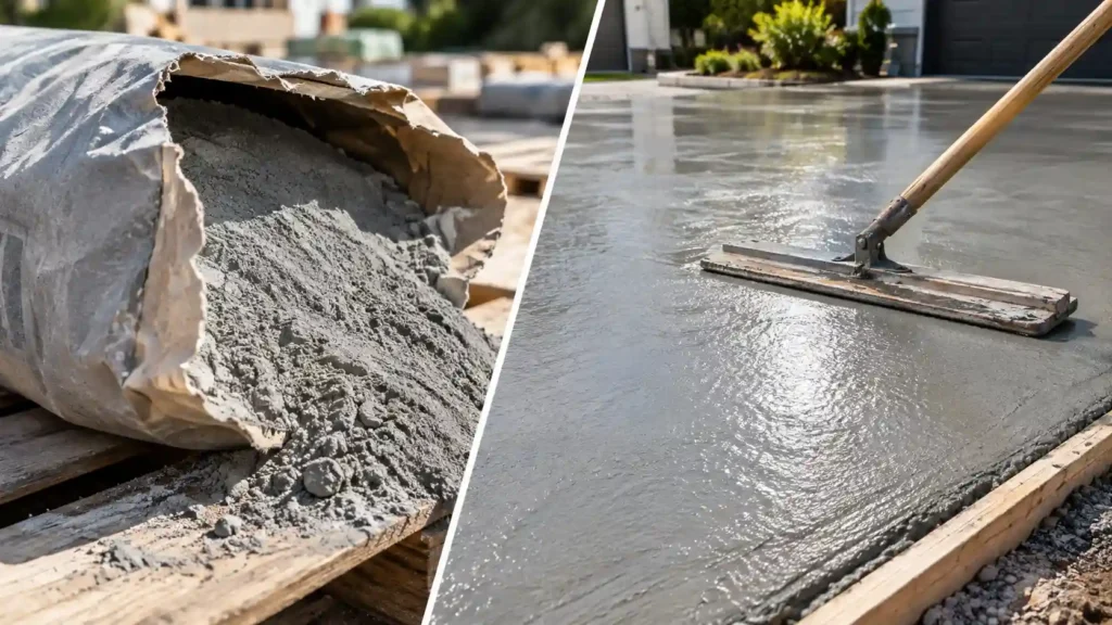 Is Concrete the Same as Cement