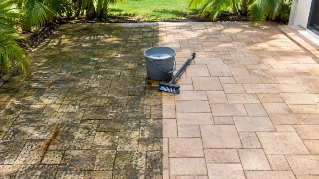 What Type of Liquid Is Best for Cleaning Pavers?