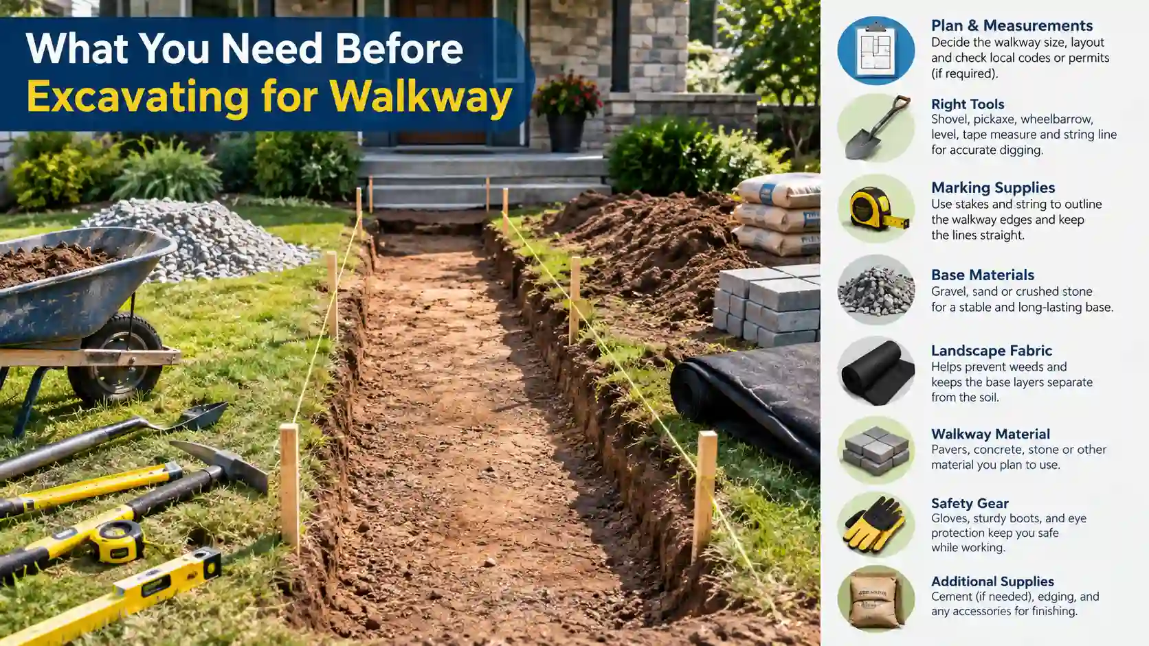 What You Need Before Excavating